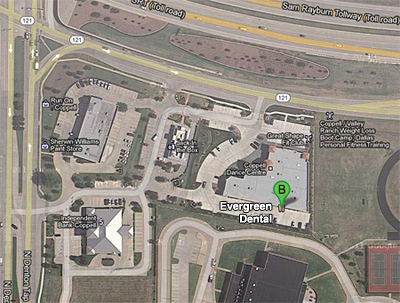 Satellite Photo of Evergreen Dental